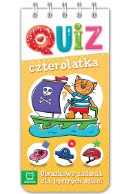 Quiz czterolatka. Obrazkowe zadania dla bystrych dzieci