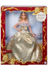 Barbie �wi�teczna Lalka kolekcjonerska Blondynka Mattel
