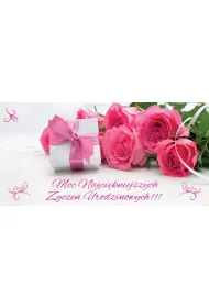 Stamp Karnet Flowers Urodziny wz�r nr 7