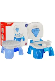 LeanToys Nocnik z diamentem niebieski
