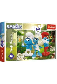 Puzzle 60 el. Zaczarowany Las The Smurfs Trefl