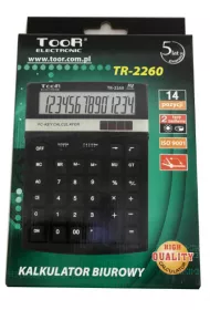 Toor Kalkulator biurowy TR-2260 14 pozycji