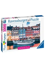 Puzzle 1000 Skandynawskie miasto Ravensburger