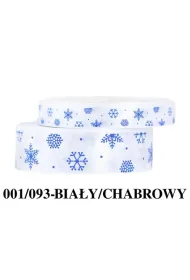 Pogotowie Florystyczno �lubne Wst��ka satynowa �nie�ynki 12mm/22mb