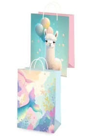 Torebka ozdobna papierowa dziewcz�ca (22,5x33,5x10cm) mix 2 wzor�w
