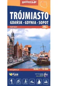 Mapa turystyczna - Tr�jmiasto w.2022