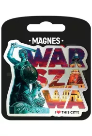 Pan Dragon Magnes I love Poland Warszawa ILP-MAG-A-WAR-08