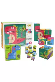 Edukacyjne klocki puzzle 6w1 9 el. LeanToys