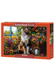 Puzzle 1000 el. Blooming Cat Meditation Castorland