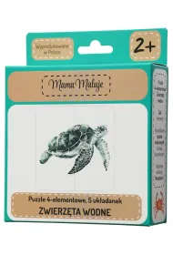 Puzzle 4-elementowe Zwierz�ta wodne Mama Maluje