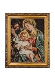 Obraz Haftowany �w. Rodzina 22x27,5cm
