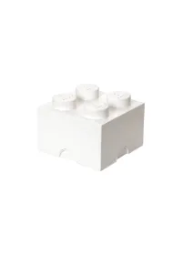 Pojemnik klocek LEGO Brick 4 Bia�y