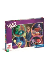 Puzzle 104 Super Inside Out 2 Clementoni