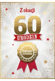 Armin Style KARNET URODZINY 60 B6 Z KOP AS GM-1296 FOL