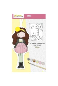 Lalka Clara z materia�u do pomalowania Clairefontaine