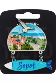 Pan Dragon Magnes I love Poland Sopot ILP-MAG-D-SOP-19