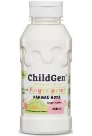 ChildGen Farba do malowania palcami bia�a 350ml