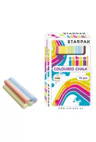 Starpak Kreda szkolna 5 kolor�w 10 szt.