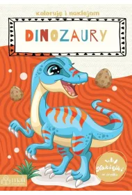 Koloruj� i naklejam dinozaury