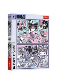 Puzzle 2x200 el. Psoty Kuromi Hello Kitty Trefl