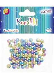 Aliga Koraliki plastikowe 8mm 60 szt