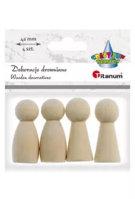 Titanum Drewniane pionki 42 mm
