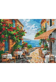 Diamentowa mozaika 40x50 - Cichy zak�tek