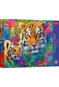 Puzzle 500 element�w Premium Tygrys w D�ungli TREFL 37625