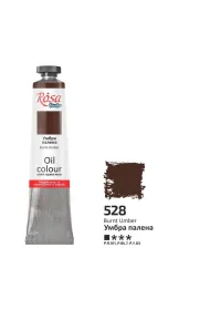 Rosa Farba olejna burnt umber 528 45ml