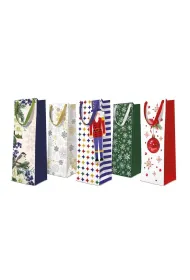 Paw Torba prezentowa butelka Bo�e Narodzenie mix