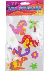 Fresh Zestaw naklejek Eva Dinozaury 8 szt