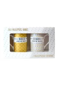 Kukartka Zestaw Kubk�w dla najlepszej Babci i najlepszego Dziadka Q 877