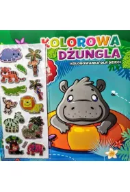 Kolorowa d�ungla Hipopotam
