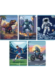 Zeszyt Herlitz Premium Pixel Fun A5/32k kratka z marginesem, 1 szt