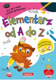 Elementarz od A do Z. Kolorowanka z naklejkami