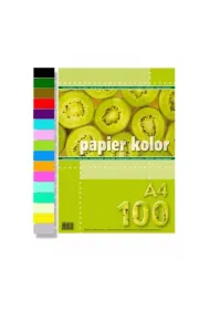 Kreska Papier kolor A4 80g/m2 ciemno-zielony op. 100 ark.