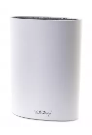 Vialli Design Stojak do noy owalny Bianco 30386