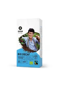 Oxfam Fair Trade Kawa mielona bezkofeinowa Arabica/Robusta Peru 250 g Bio