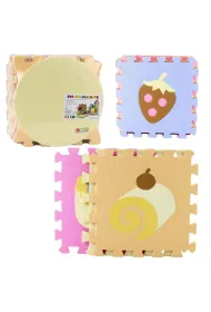 Mi�kkie puzzle mata edu Owoce i s�odycze 16el LeanToys