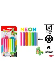 Mp Main Paper Plastelina 6 kolor�w neon