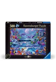 Puzzle 500 el. �wiec�ce w ciemno�ci - Magiczny �wiat Ravensburger