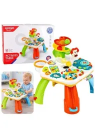 LeanToys Stolik edykacyjny pianinko zje�d�alnia dla pi�ek