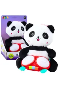 LeanToys Panda pluszowa z b�benkami