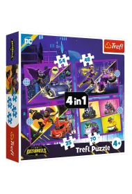 Puzzle 4w1 - Poznaj Batwheels (35+48+54+70 el.) Trefl
