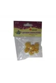 Kulki druciane 1,6cm 6szt.z�ote PJ501 *