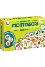 Zestaw magnetyczny Montessori Warzywa i owoce Dodo