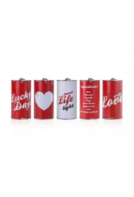 PartyDeco Puszki weselne retro 14x7cm