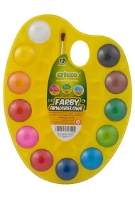 Cricco Farby akwarelowe paleta 12 kolor�w