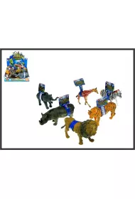 Zwierz�ta dzikie 25cm 6 rodzaj�w