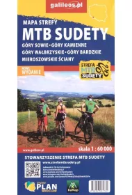 Mapa Strefy MTB Sudety - trasy rowerowe -2023